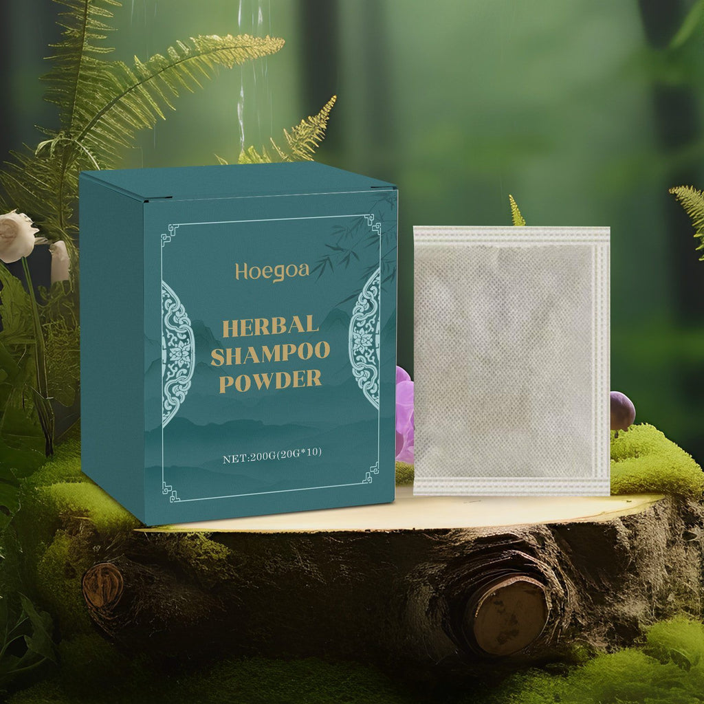 Herbal Detox Shampoo Powder — 10 Single-Use Travel Packets