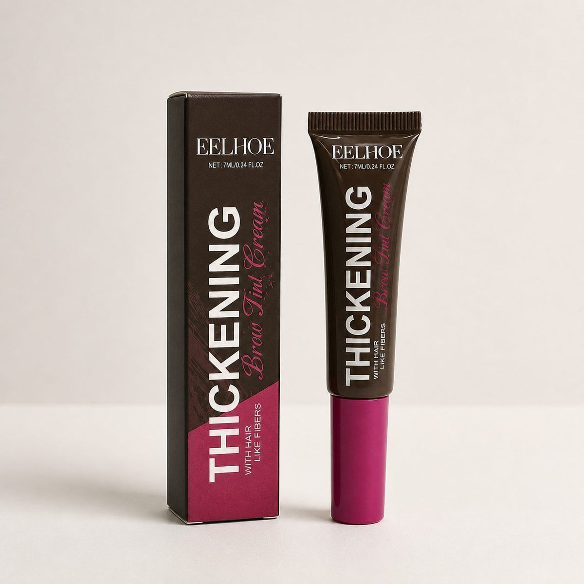 EELHOE Tint Fibra Sobrancelha Marrom Café 7ml