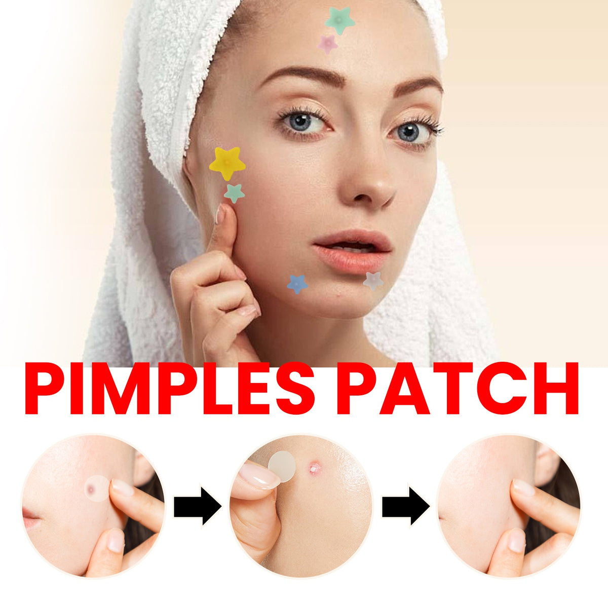 200 Hydrocolloid Acne Patches