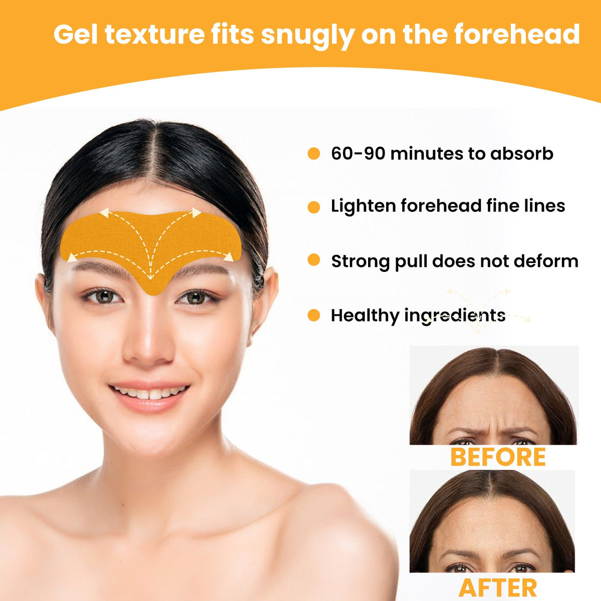 Collagen Forehead Wrinkle Patches