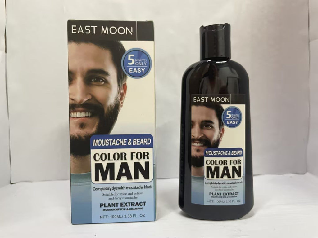 Natural Black Hair Color Shampoo — Instant Gray Cover, 100 ml