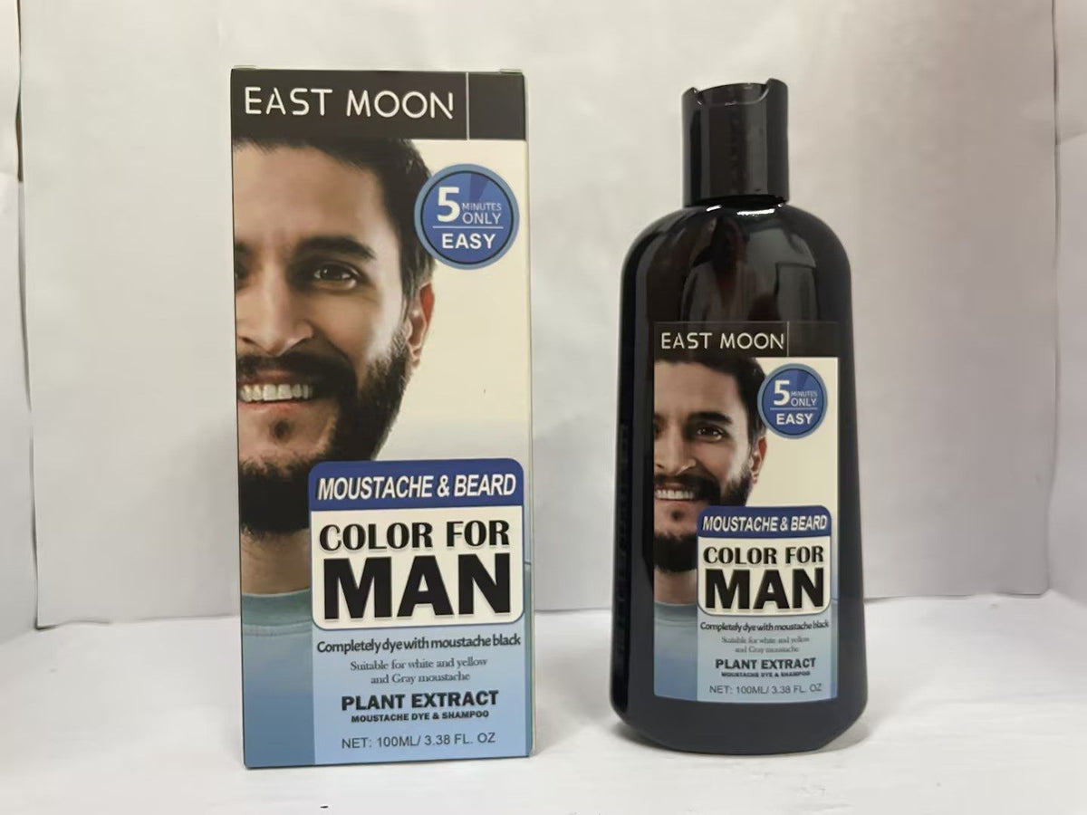 Natural Black Hair Color Shampoo — Instant Gray Cover, 100 ml