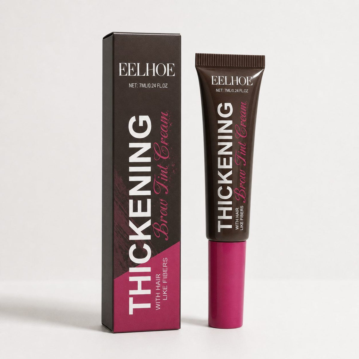 EELHOE Tint Fibra Sobrancelha Marrom Café 7ml