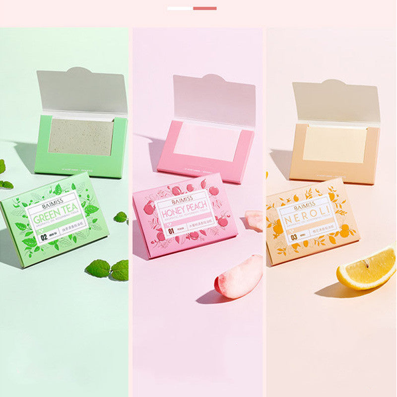 Matcha Fragrance Grease Paper Refreshing Oil Control Oil Absorbent Paper