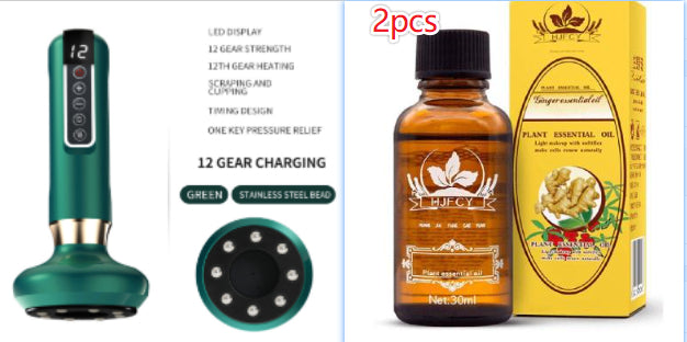 Electric Vacuum Cupping Massager For Body Anti-Cellulite Suction Cup Gua Sha Mas