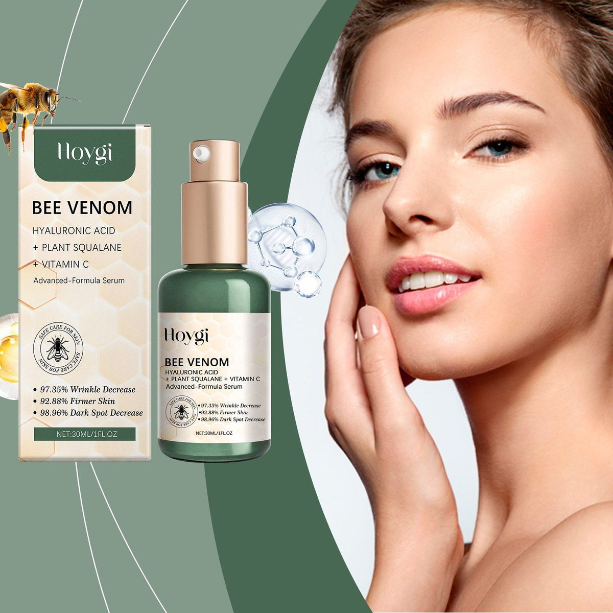 Bee Venom Firming Serum with Hyaluronic Acid
