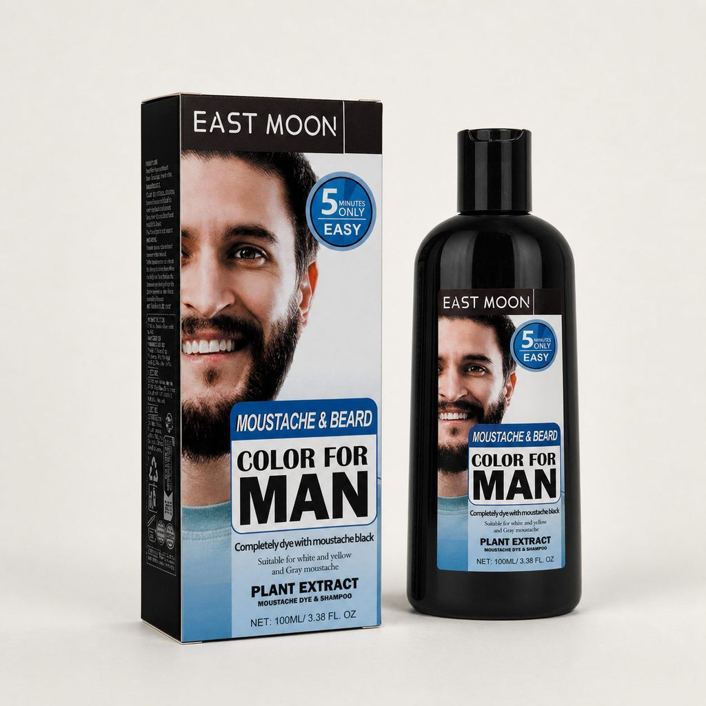 Natural Black Hair Color Shampoo — Instant Gray Cover, 100 ml