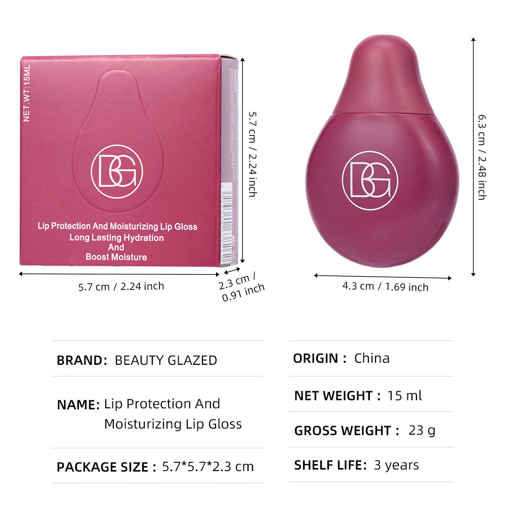 4-Color Lip Moistening Lacquer Set
