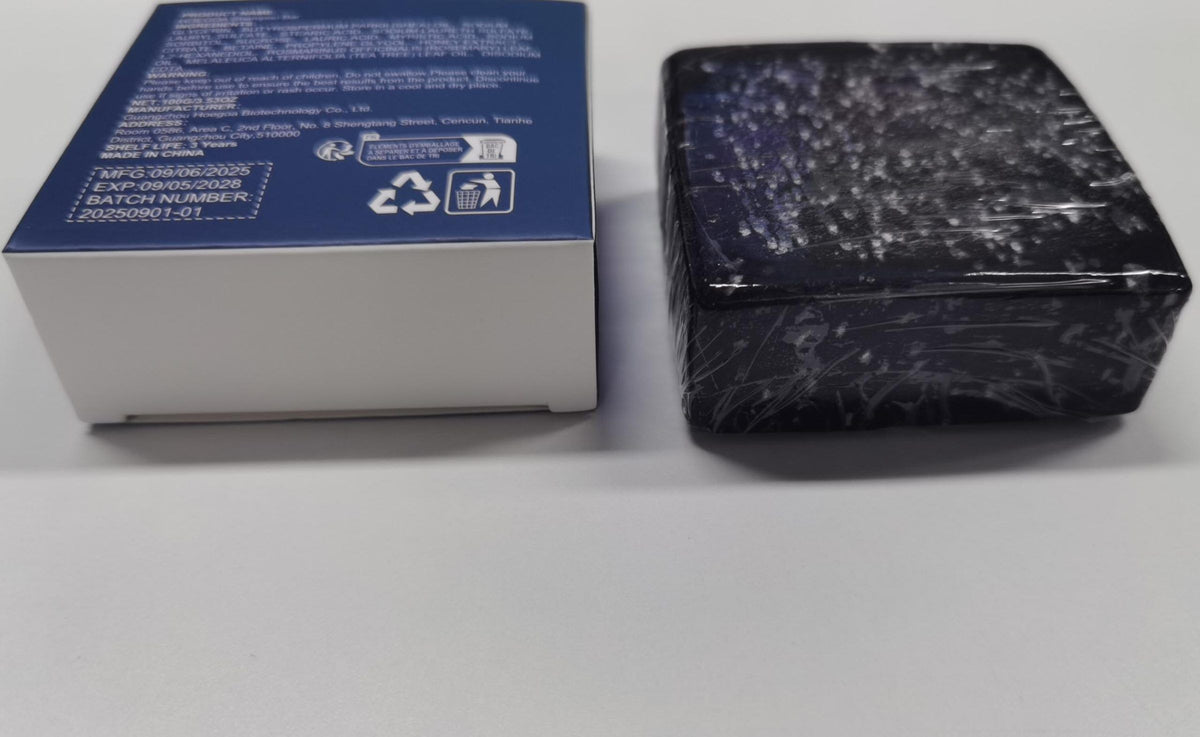 Rosemary Solid Shampoo Bar — Plastic-Free Hair Care, 100 g