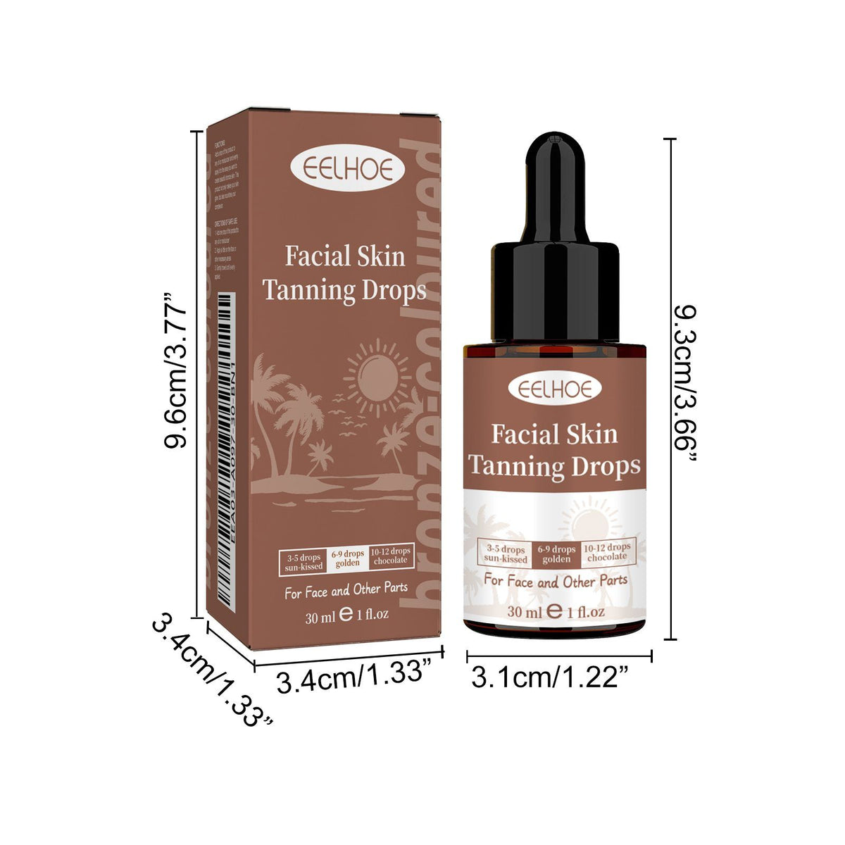 EELHOE Sérum Autobronzeador Facial 30ml