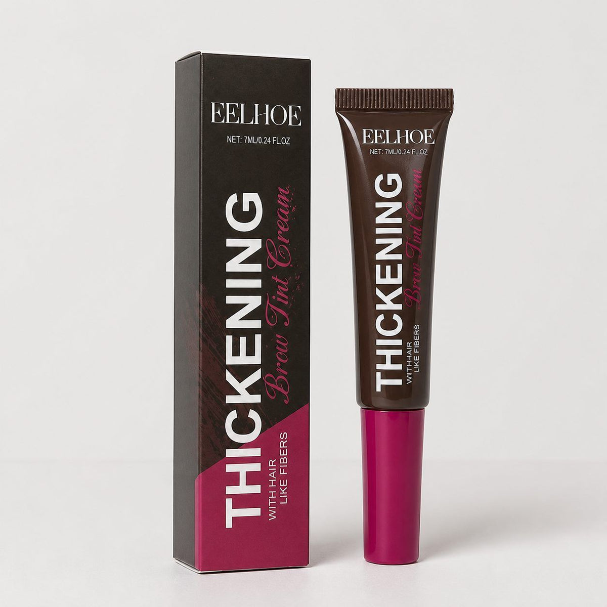EELHOE Tint Fibra Sobrancelha Marrom Café 7ml
