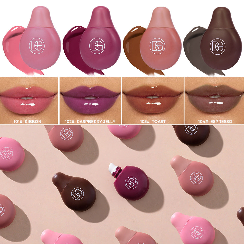 4-Color Lip Moistening Lacquer Set