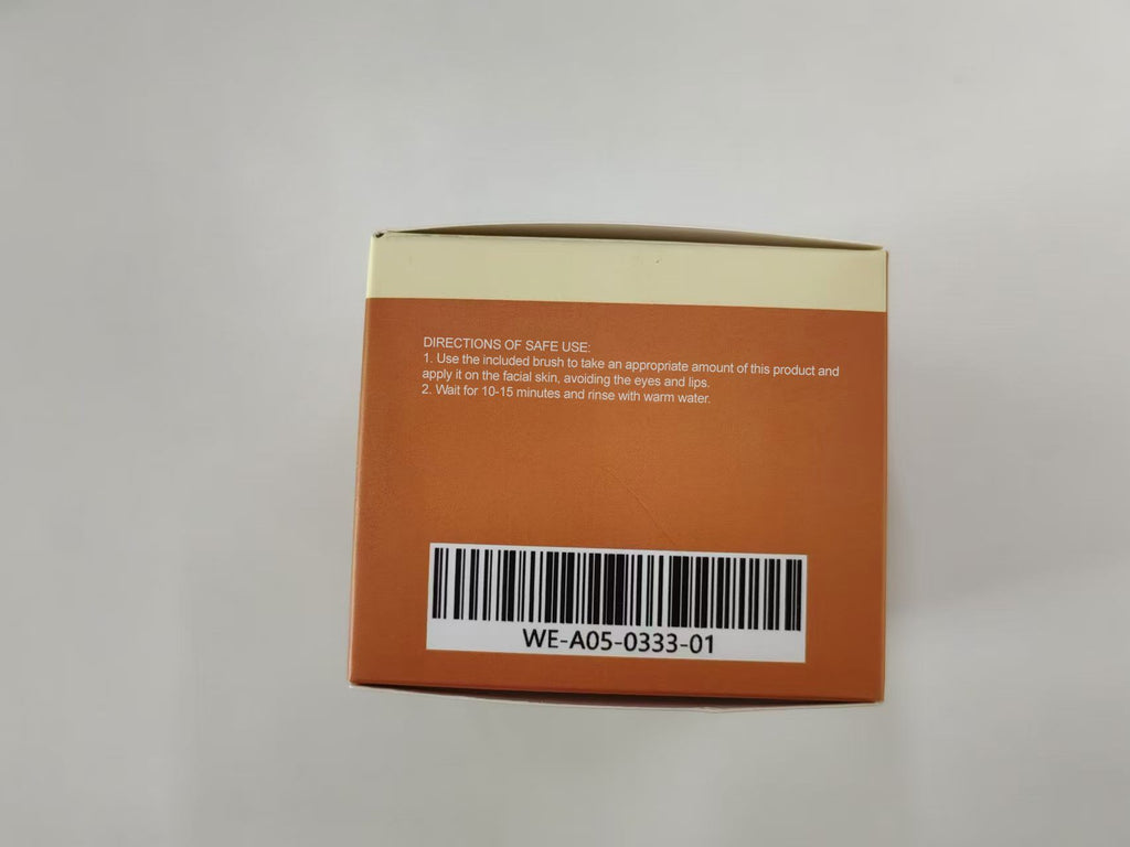 WEST MONTH Máscara Facial Argila Cúrcuma + Vit C 150g