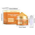 WEST MONTH Máscara Facial Argila Cúrcuma + Vit C 150g