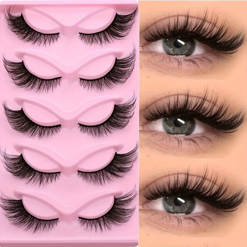 Cílios Postiços Cat Eye 3D (15 Pares)