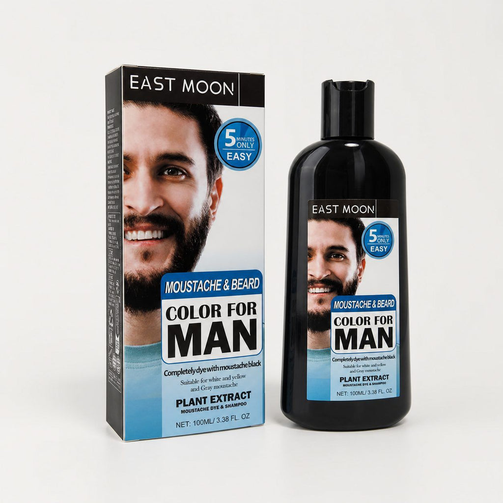 Natural Black Hair Color Shampoo — Instant Gray Cover, 100 ml