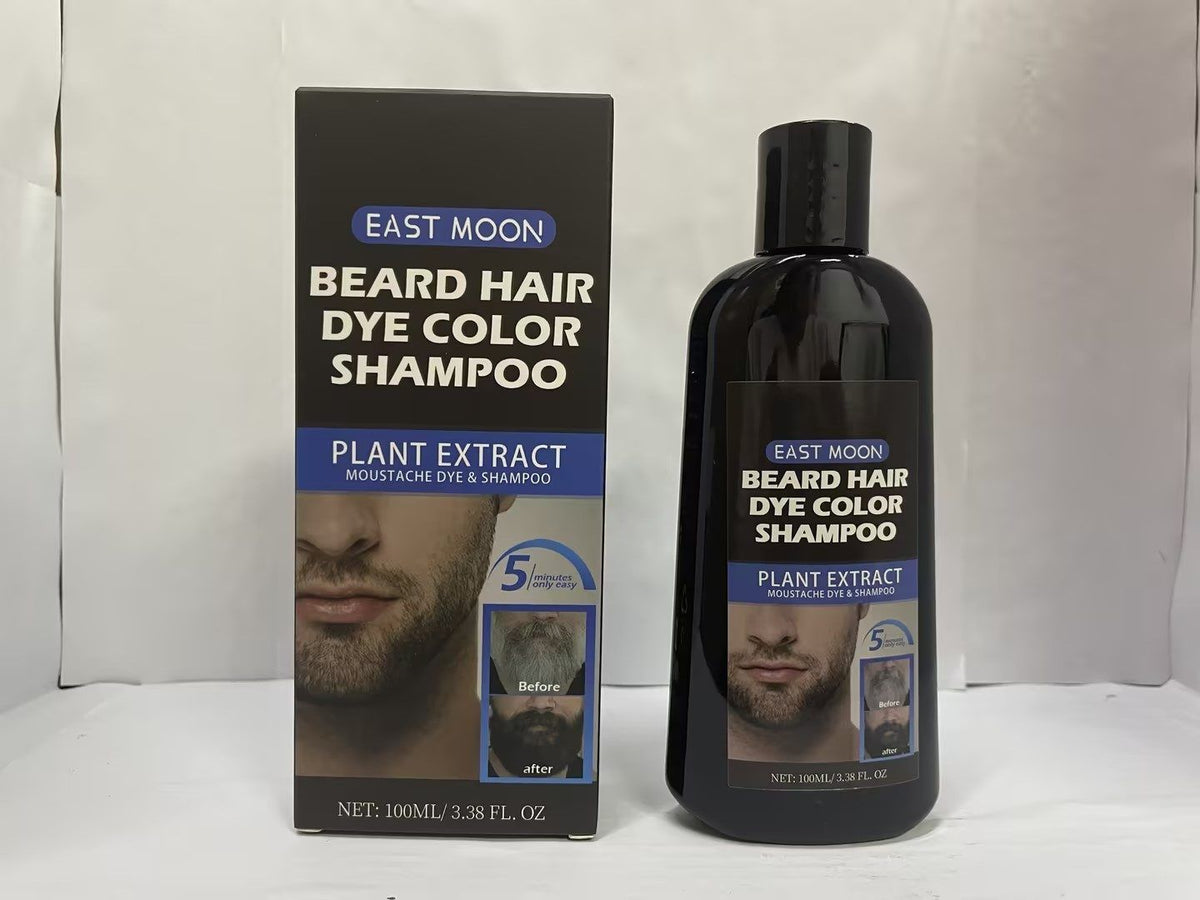 Natural Black Hair Color Shampoo — Instant Gray Cover, 100 ml