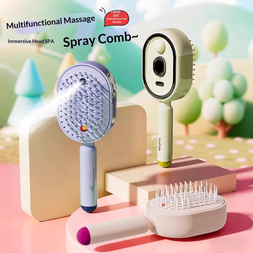Electric Spray Airbag Massage Comb With Essential Oil Atomization For Hair Nouri