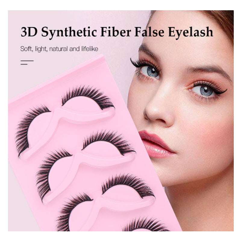 Cílios Postiços Cat Eye 3D (15 Pares)