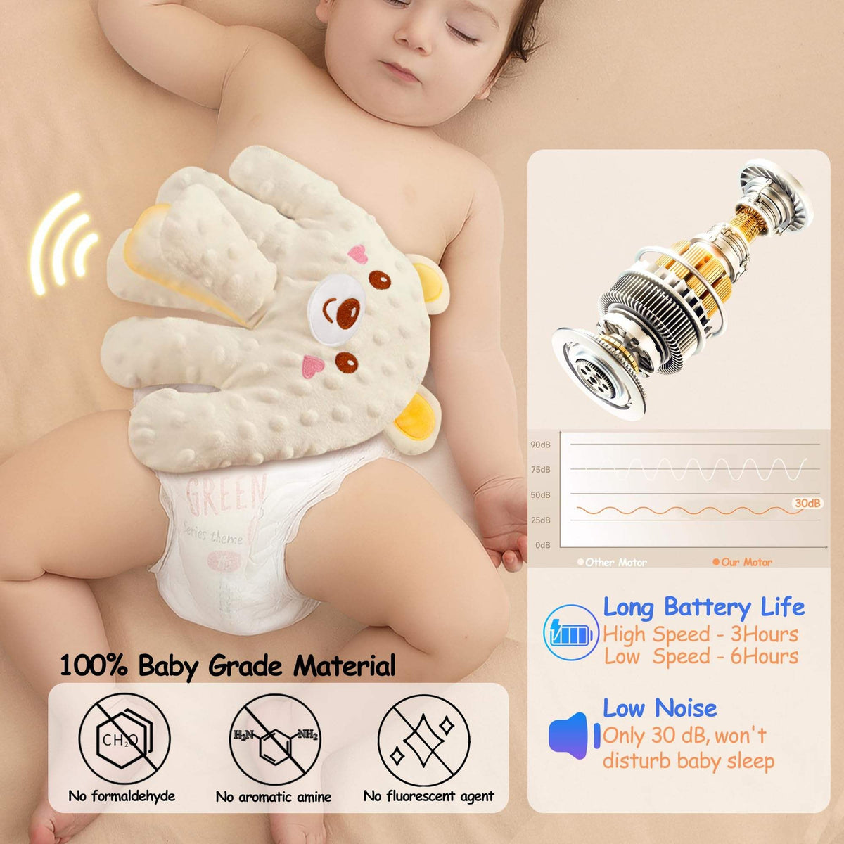 Electric Baby Patting Sleep Device