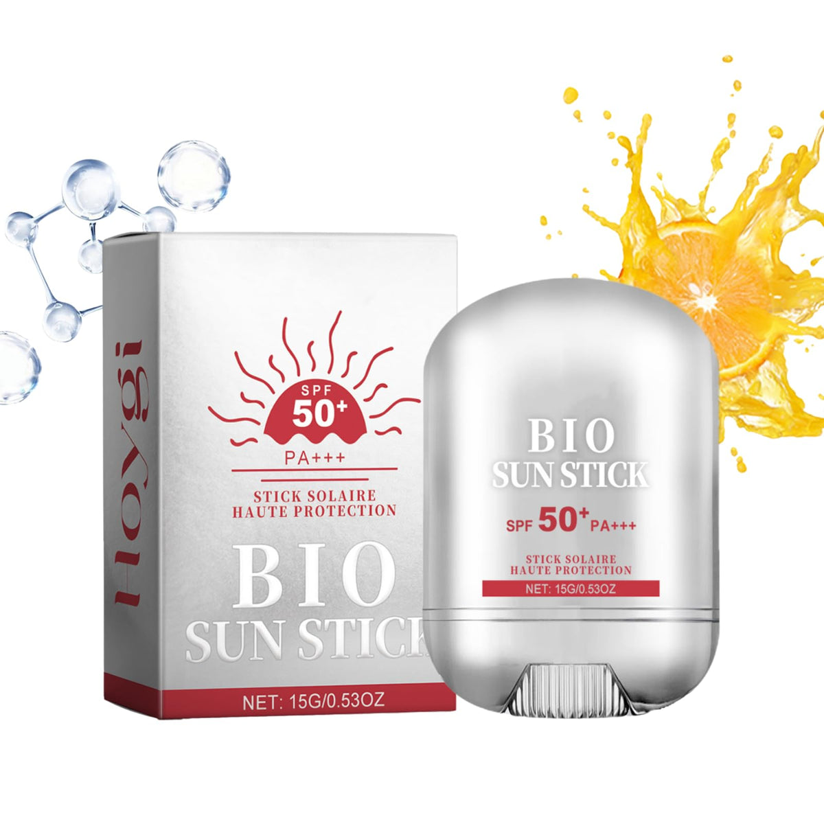 Bio Sunscreen Stick,SPF 50 Bio Sunblock Stick Sunscreen,for Face Body Waterproof