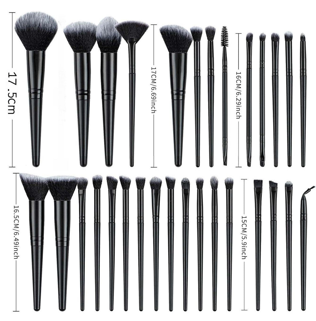 Premium 25PCS Makeup Brush Set Foundation Contour Blush Cosmetic Beauty Tools