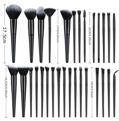 Premium 25PCS Makeup Brush Set Foundation Contour Blush Cosmetic Beauty Tools