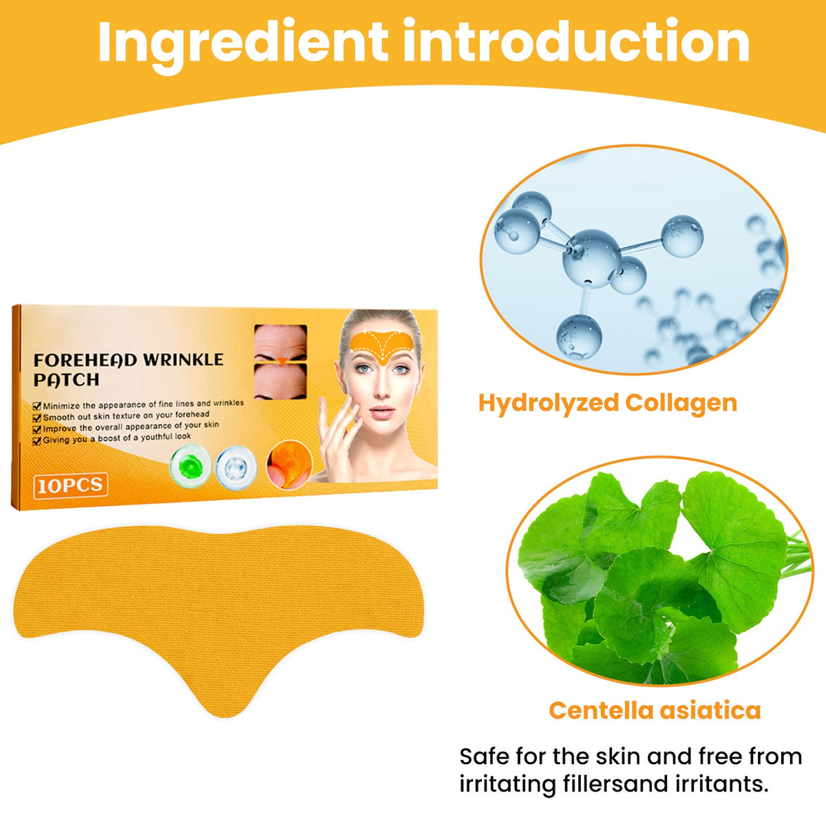 Collagen Forehead Wrinkle Patches