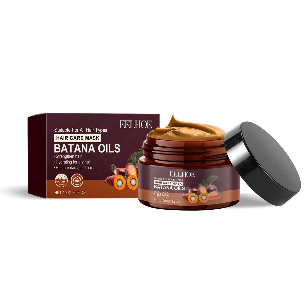 Batana Oil Hair Growth Shampoo — Thicker & Stronger Strands, 100 ml