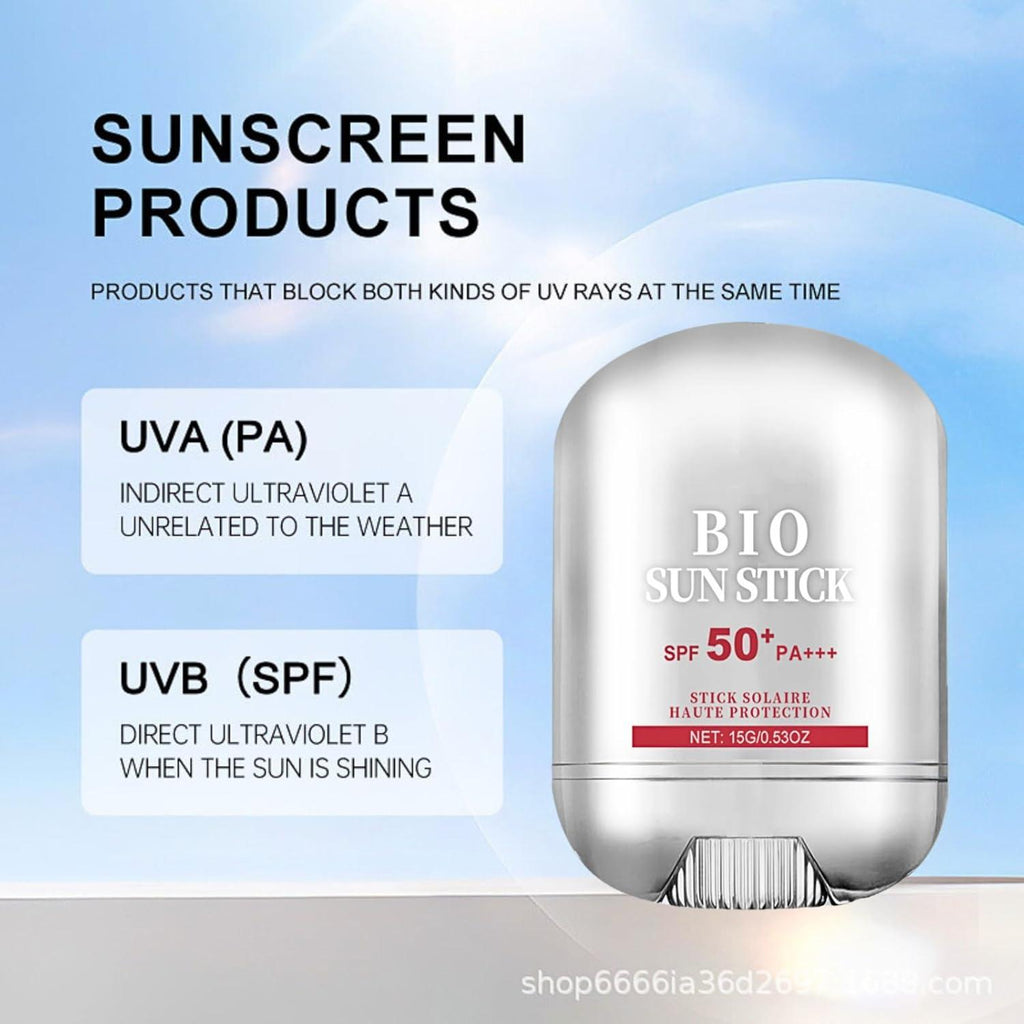 Bio Sunscreen Stick,SPF 50 Bio Sunblock Stick Sunscreen,for Face Body Waterproof